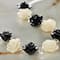 Black & White Flower Beads, 10mm by Bead Landing™